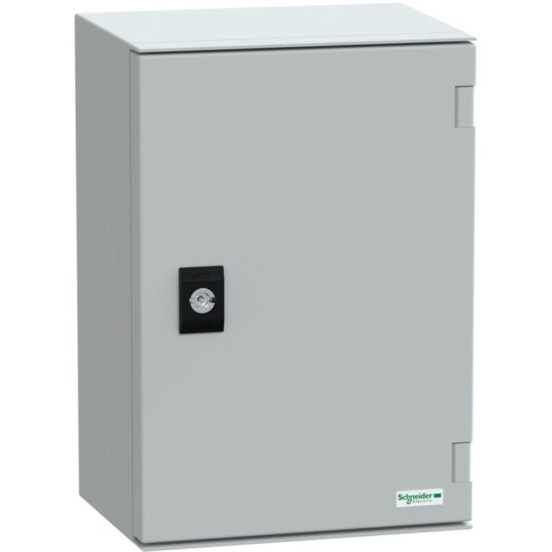 SAREL wandmontage kast ABS/PC monoblok IP66 H310xB215xD160mm+metalen mont.plaat NSYPLM32PG