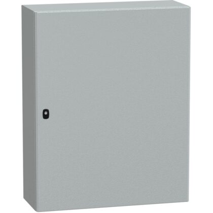 SAREL Spacial S3D volle deur zonder montageplaat H1000xB800xD300 IP66 IK10 RAL7035. NSYS3D10830