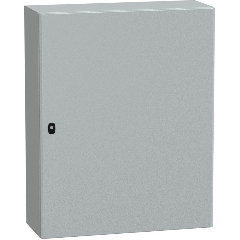 SAREL Spacial S3D volle deur zonder montageplaat H1000xB800xD300 IP66 IK10 RAL7035. NSYS3D10830
