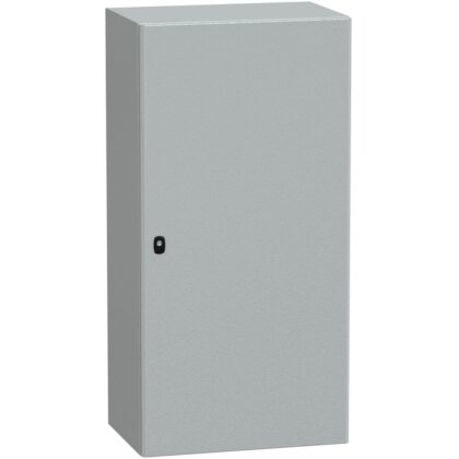 SAREL Spacial S3D volle deur zonder montageplaat H1200xB600xD400 IP66 IK10 RAL7035. NSYS3D12640