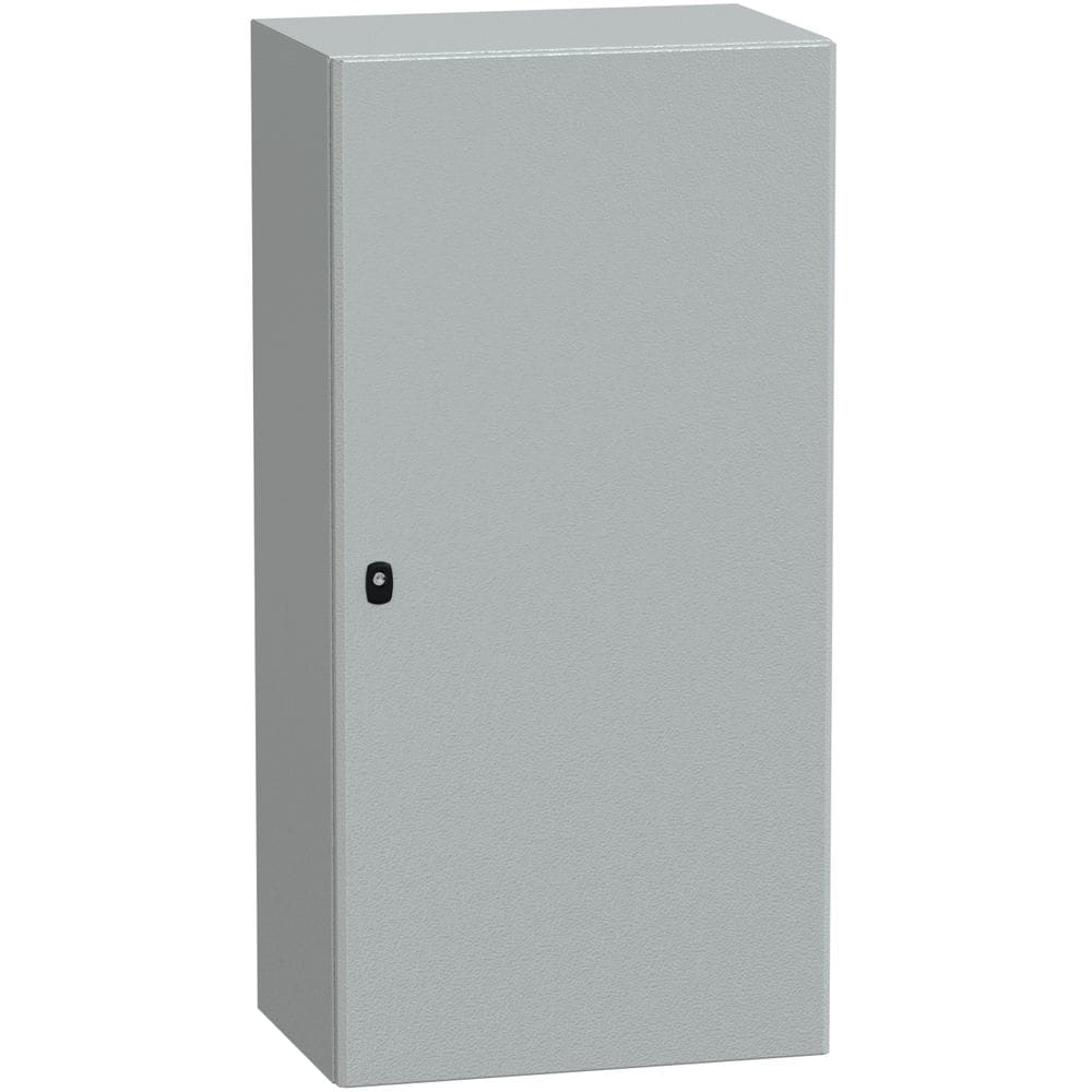 SAREL Spacial S3D volle deur zonder montageplaat H1200xB600xD400 IP66 IK10 RAL7035. NSYS3D12640