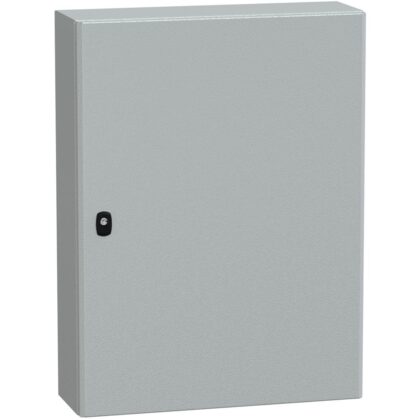 SAREL Spacial S3D volle deur zonder montageplaat H800xB600xD200 IP66 IK10 RAL7035. NSYS3D8620