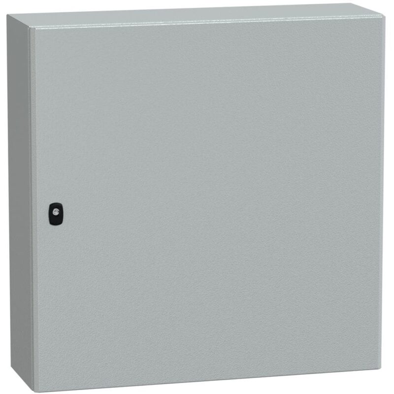 SAREL Spacial S3D volle deur zonder montageplaat H800xB800xD250 IP66 IK10 RAL7035. NSYS3D8825