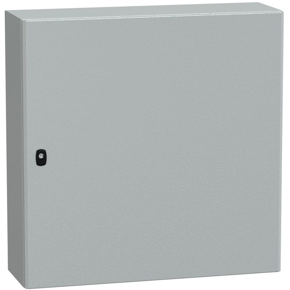 SAREL Spacial S3D volle deur zonder montageplaat H800xB800xD250 IP66 IK10 RAL7035. NSYS3D8825