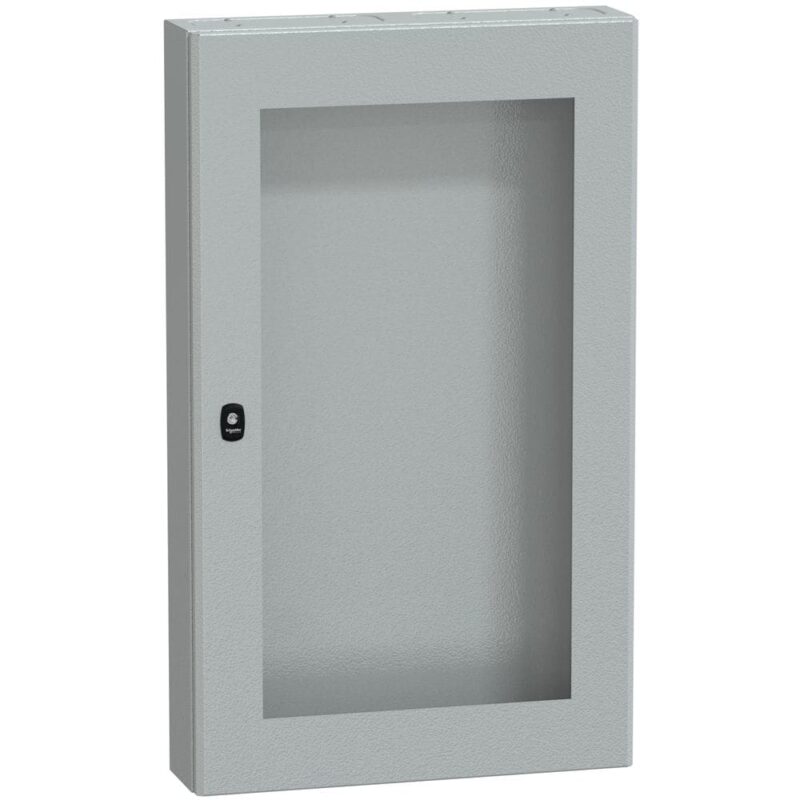 SAREL Spacial S3DM H1000xB600xD150 IP66 IK10 RAL7035. boven en onder NSYS3DM10615T