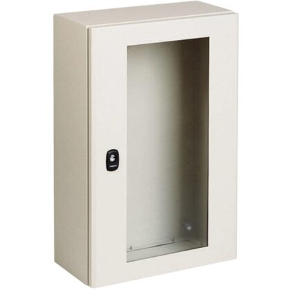 SAREL Spacial S3DM H700xB500xD150 IP66 IK10 RAL7035. boven en onder. NSYS3DM7515T