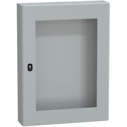 SAREL Spacial S3DM H800xB600xD150 IP66 IK10 RAL7035. boven en onder. NSYS3DM8615T
