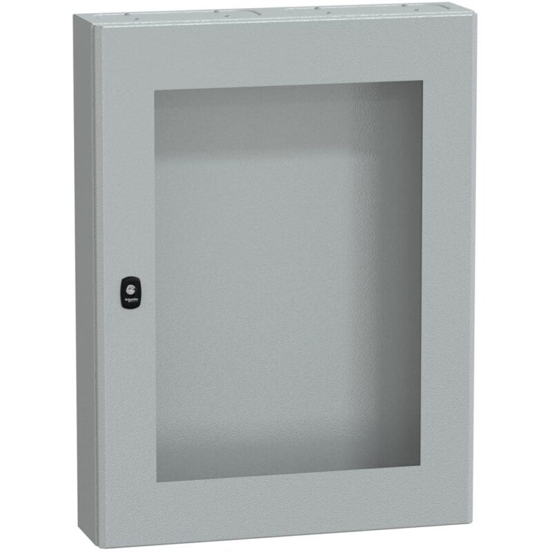 SAREL Spacial S3DM H800xB600xD150 IP66 IK10 RAL7035. boven en onder. NSYS3DM8615T