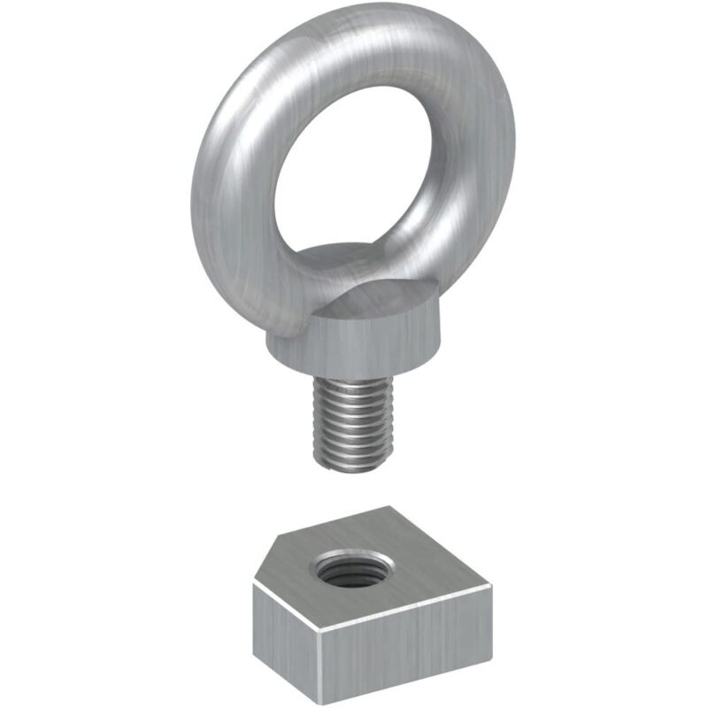 SAREL set van 4 Spacial SM M12-hefoogbouten - gegalvaniseerd gegoten staal NSYSMEB