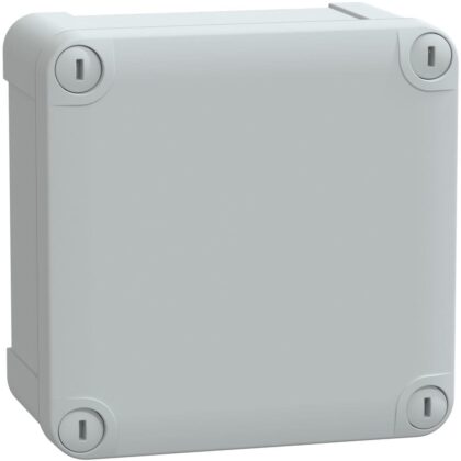 SAREL ABS kast IP66 IK07 RAL7035 Int.H105B105D55 Ext.H116B116D62 ond. deksel H10 NSYTBS11116