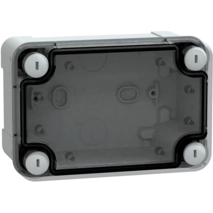 SAREL ABS kast IP66 IK07 RAL7035 Int.H125B80D65 Ext.H138B93D72 Transp. deksel H20 NSYTBS1397T