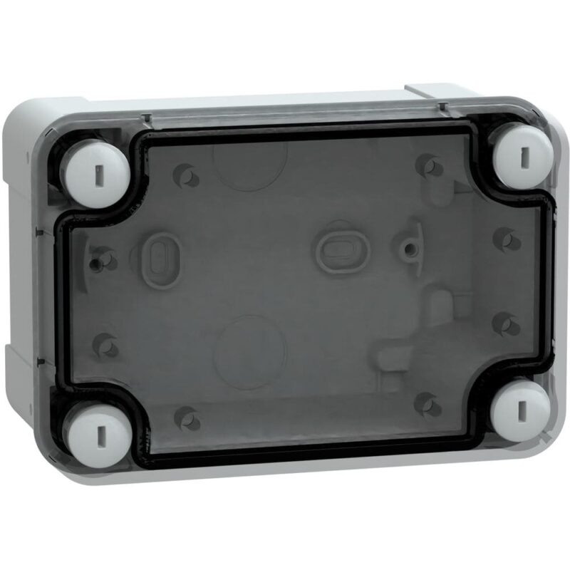 SAREL ABS kast IP66 IK07 RAL7035 Int.H125B80D65 Ext.H138B93D72 Transp. deksel H20 NSYTBS1397T