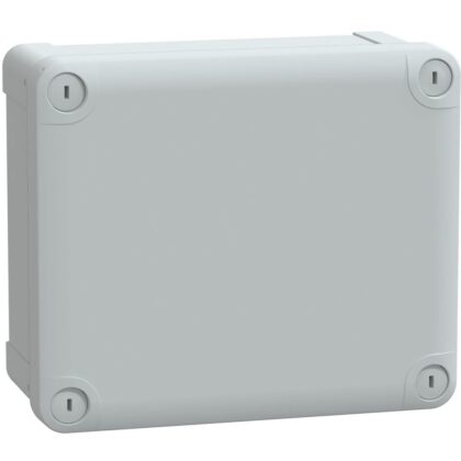 SAREL ABS kast IP66 IK07 RAL7035 Int.H175B150D80 Ext.H193B164D87 ond. deksel H20 NSYTBS19168
