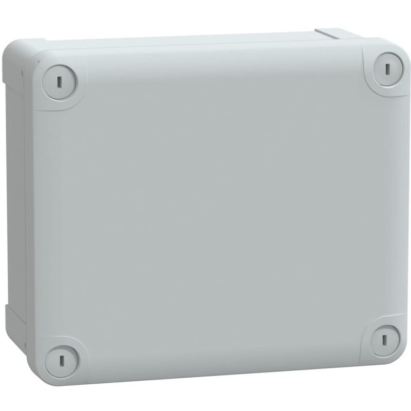 SAREL ABS kast IP66 IK07 RAL7035 Int.H175B150D80 Ext.H193B164D87 ond. deksel H20 NSYTBS19168