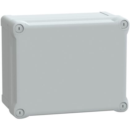 SAREL ABS kast IP66 IK07 RAL7035 Int.H225B175D120 Ext.H241B194D127 ond. deksel H40 NSYTBS241912H