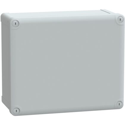 SAREL ABS kast IP66 IK07 RAL7035 Int.H275B225D120 Ext.H291B241D128 ond. deksel H60 NSYTBS292412H