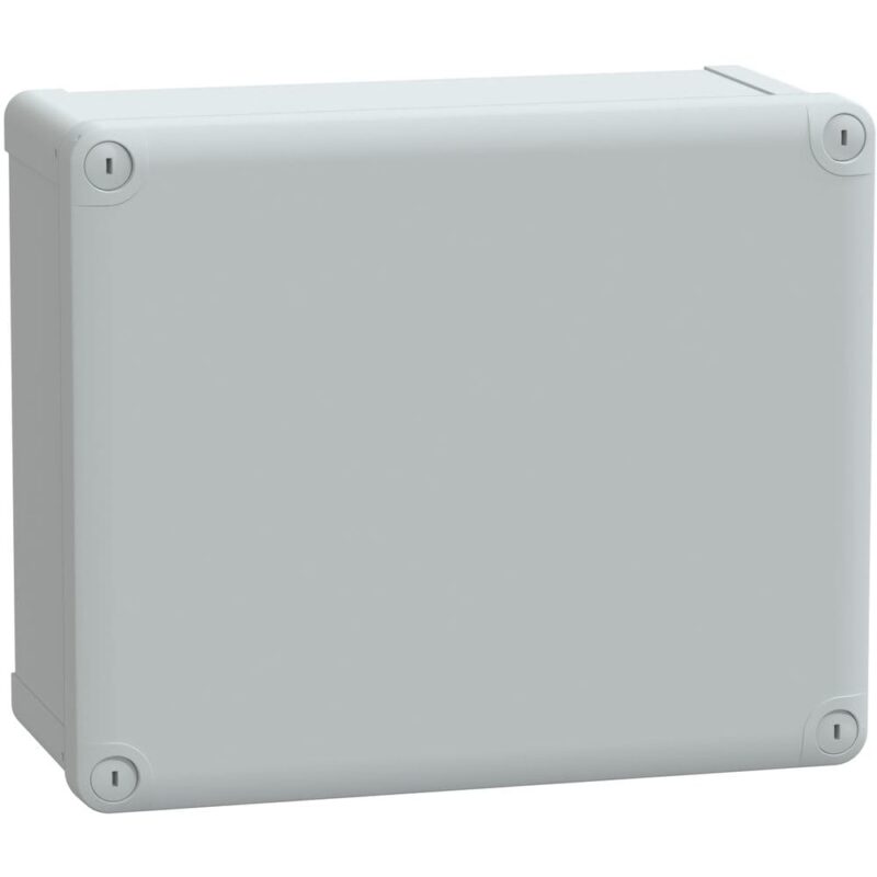 SAREL ABS kast IP66 IK07 RAL7035 Int.H275B225D120 Ext.H291B241D128 ond. deksel H60 NSYTBS292412H
