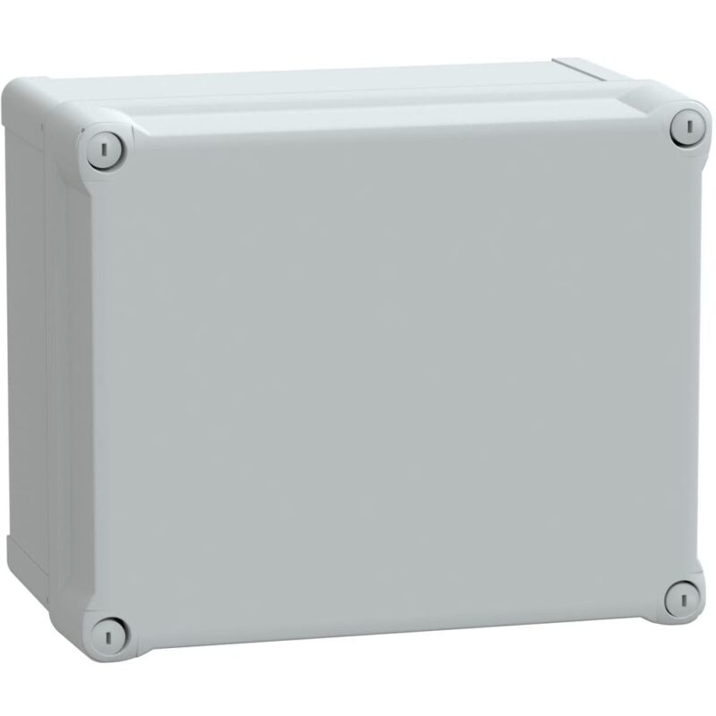 SAREL ABS kast IP66 IK07 RAL7035 Int.H275B225D160 Ext.H291B241D168 ond. deksel H60 NSYTBS292416H