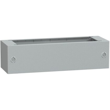 SAREL Glasvezelversterkte poly. plint voor kast PLA(T)73 frontop. IP44-IK10 RAL7035 NSYZA273G