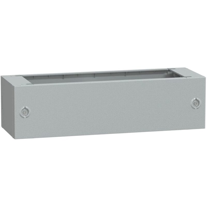 SAREL Glasvezelversterkte poly. plint voor kast PLA(T)73 frontop. IP44-IK10 RAL7035 NSYZA273G