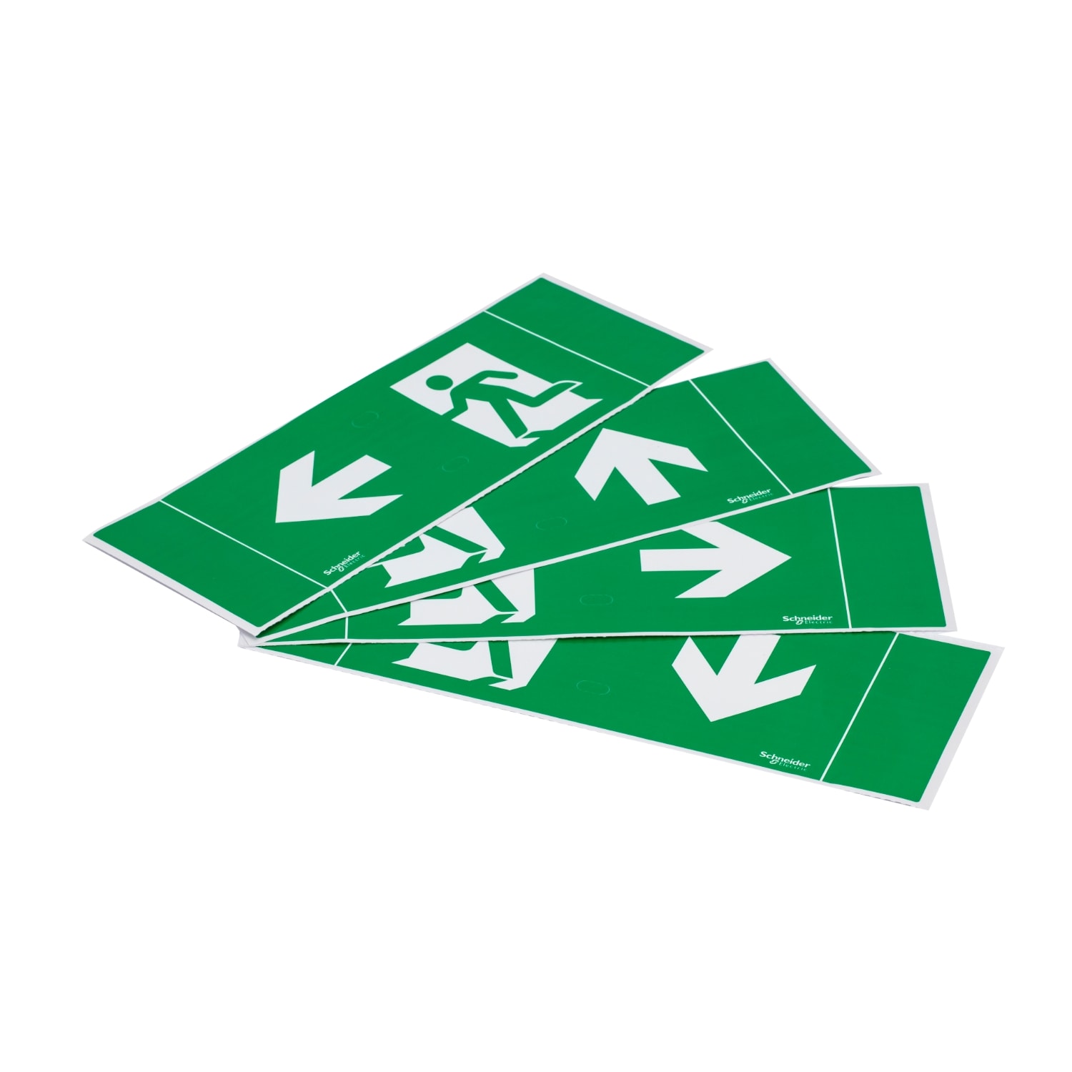 SCHNEIDER EMERGENCY LIGHTING Exiway Trend - Set 4 pictogrammen OVA53229