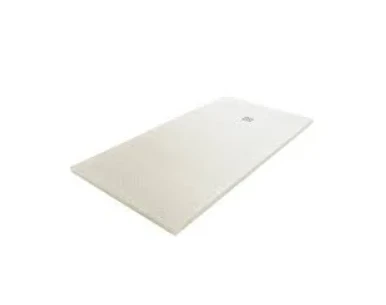 Fiora Silex douchebak 1800 x 900 x 30 mm - textuur pizarra zuiver wit - afvoeropening excentrisch SEP180900P