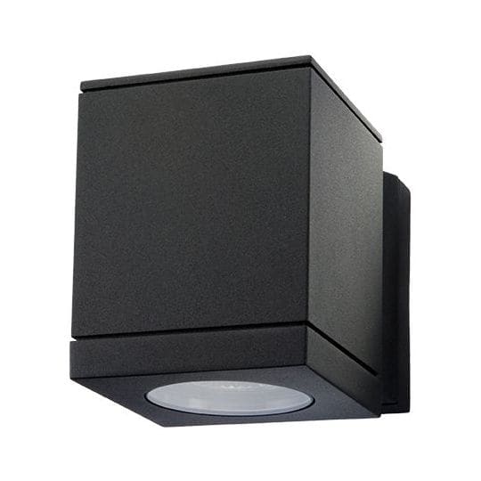 SG Lighting Echo 230V wandarmatuur 1x35W GU10 zwart IP54 614680