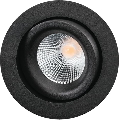SG Lighting JUNISTAR LUX Zwart 7W led 2700K CRI98 220-240V 500lm 100000u 42° dim 902506