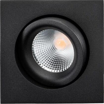 SG Lighting Junistar Lux Square Zwart 8W Led 2700K 902587