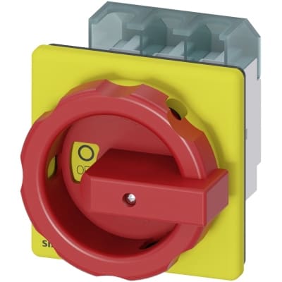 SIEMENS Hoofdschakelaar 63A 3P rood 3LD25040TK53