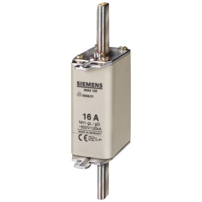SIEMENS Meszekering NH GR1 AC 500V/DC 440V 200A met niet-geÏsoleerde trekkers 3NA3140
