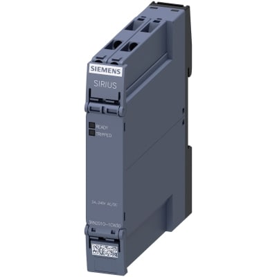 SIEMENS THERMISTOR MOTOR PROT. RELAY STANDARD EVALUATION UNIT 17.5 MM ENCLOSURE SCREW TE 3RN20101CW30