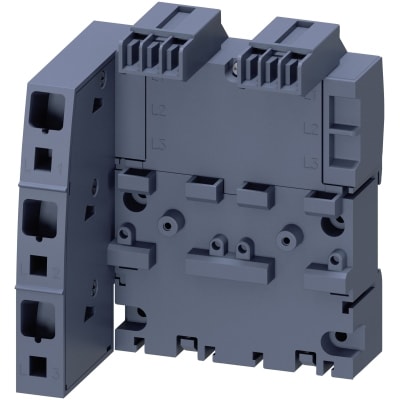 SIEMENS 3-FASEN STROOMRAIL MET VOEDING LINKS VOOR 2 VERMOGENSCHAK.S S00 EN S0 3RV29171A