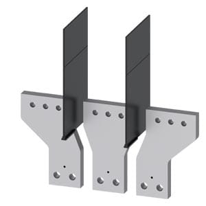 SIEMENS FRONT BUS CONNECTORS OFFSET 3 PCS. ACCESSORY FOR: 3VA15/25 1000 3VA96030QC00