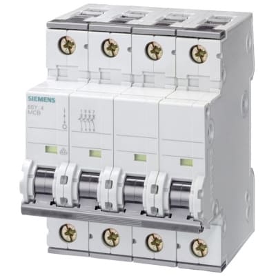 SIEMENS Automaat 4P 20A 10kA type C 5SY44207