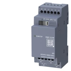 SIEMENS LOGO! 9 DM8 12/24R expansion module