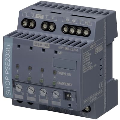 SIEMENS SITOP PSE200U 10 A SELECTIVITY MODULE 4 6EP19612BA41