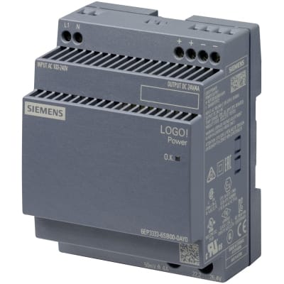 SIEMENS LOGO!POWER 24V/4A gestabiliseerde voeding 100-240 V AC output: 24V/4A DC 6EP33336SB000AY0