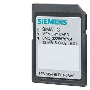 SIEMENS SIMATIC S7 memory card for S7-1x00 CPU/SINAMICS 3 3V Flash 4MB 6ES79548LC040AA0