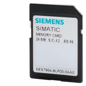 SIEMENS SIMATIC S7 memory card for S7-1x00 CPU/SINAMICS 3 3V Flash 24MB 6ES79548LF040AA0