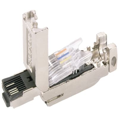 SIEMENS IE FC RJ45 PLUG 180 2X2 RJ45 CONNECTOR M. ROBUUSTE METALEN BEHUIZING (10 st) 6GK19011BB102AB0