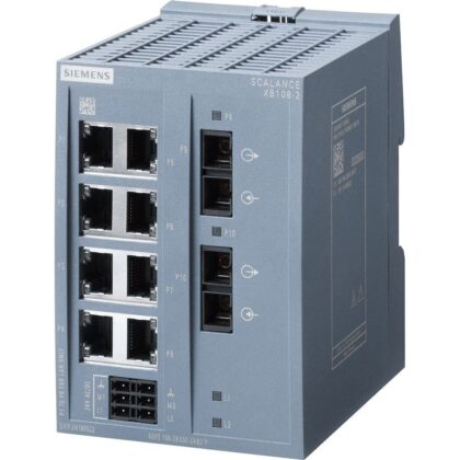 SIEMENS SCALANCE XB108-2 unmanaged IE switch 6GK51082BD002AB2