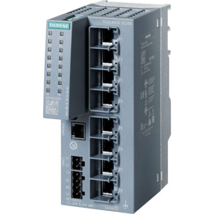 SIEMENS SCALANCE XC208 MANAGEABLE LAYER 2 IE-SWITCH