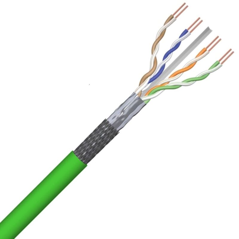 SIEMENS IE FC TP STANDARD CABLE GP 4x2 CAT6A FOR CONNECTION TO IE FC RJ45 Plug 4x2 AWG24 6XV18782A