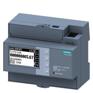 SIEMENS SENTRON PAC2200 DIN RAIL /5A  MODBUS TCP MID MET DISPLAY 7KM22002EA301JA1