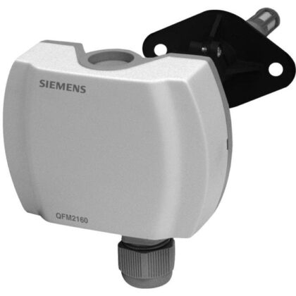 SIEMENS Kanaalopnemer voor relatieve vochtigheid (DC 0...10 V) en temperatuur (DC 0...10 BPZ:QFM2160