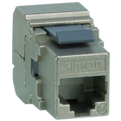 SIMON computerplug-inzetstuk RJ45 cat. 6 UTP (afgeschermd) CJ645U