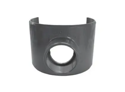 Nicoll PVC lijm zadel 90 x 40 mm - grijs SL94