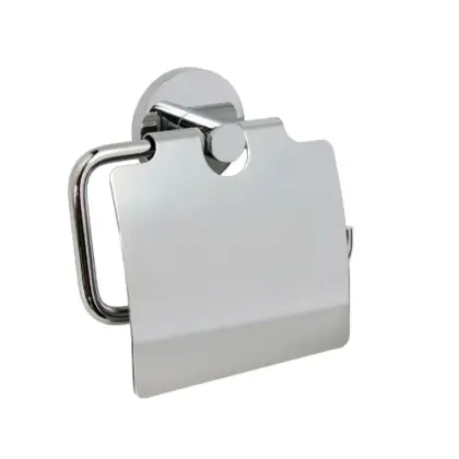Nino toiletrolhouder met klep - chroom SLS651