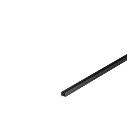 SLV Belgium Grazia 10 LED opbouwprofiel standard geribbeld 2m zwart 1000465